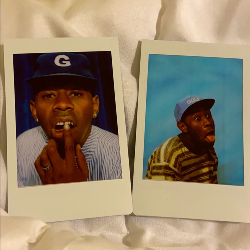 Two Tyler the creator Polaroid photos